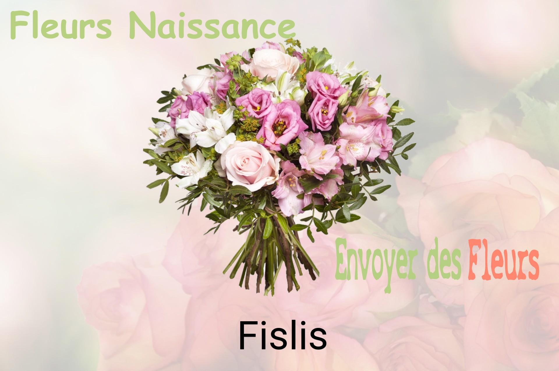 Bouquet de fleurs de naissance livré à Fislis